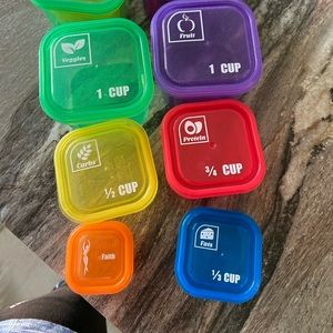 Portion fix containers- never used